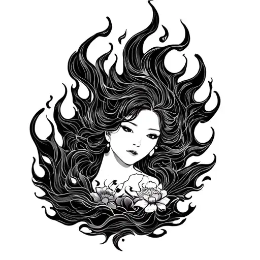 Fire Flames Rising Flirty