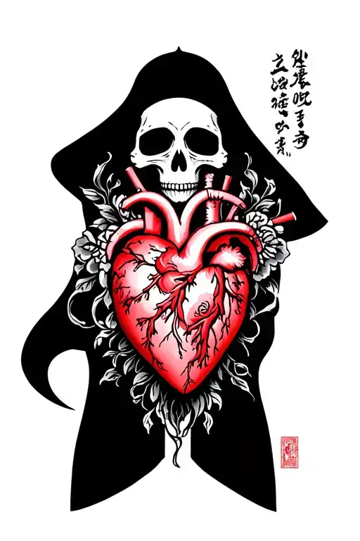 Grim Reaper Sacred Heart