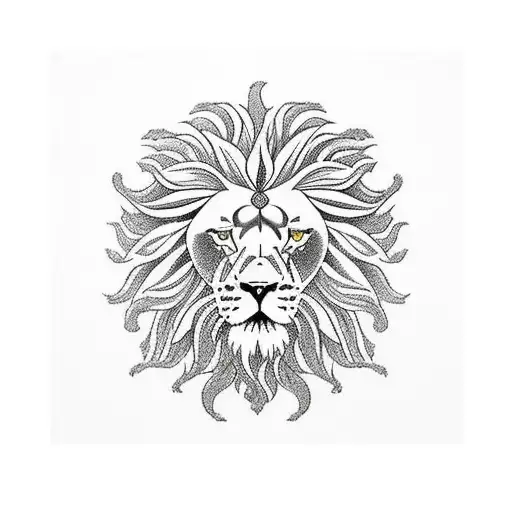 Chrysanthemum With Lion