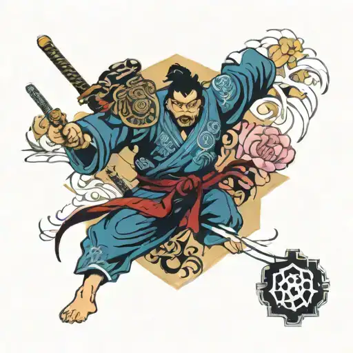 Jiu Jitsu - Flor Del Loto - Samurai Armor
