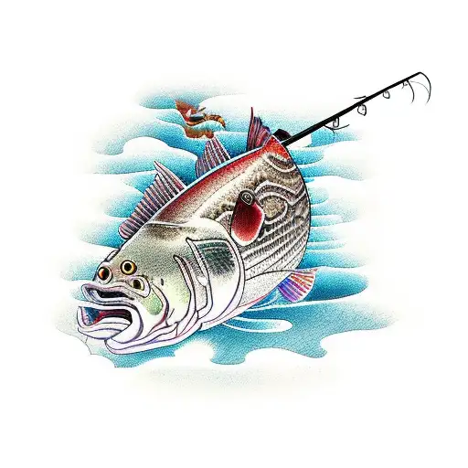 Fishing With Letters D And P Included