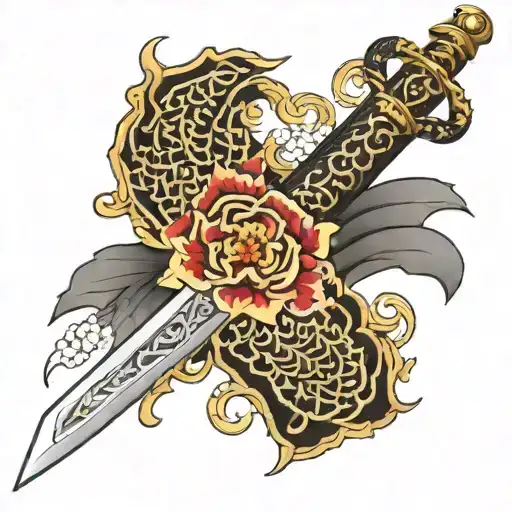 Japo Tatto Sword Wrap