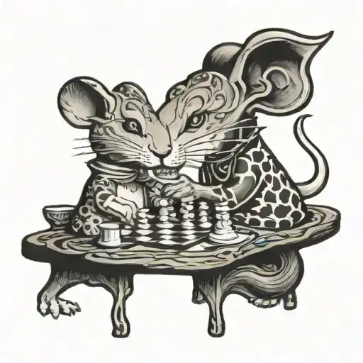 Cheese Chess And Rat