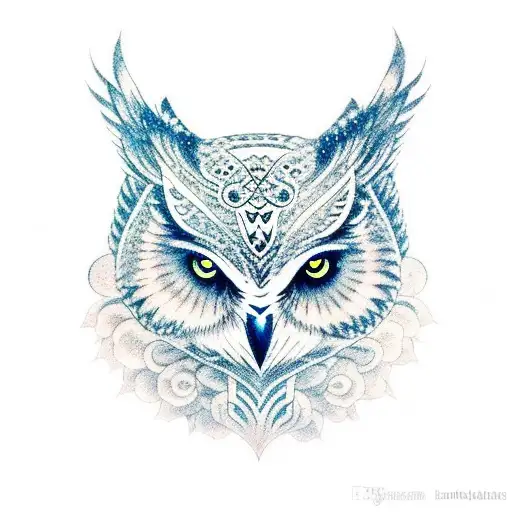 Owl With Wolf