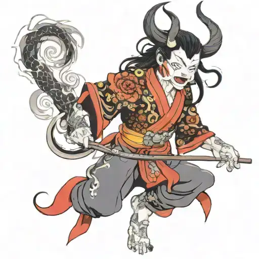 Japanese Demon Girl