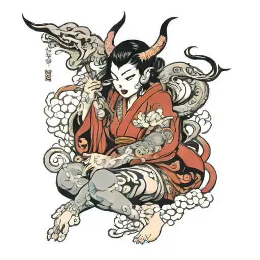 Japanese Demon Girl Sexy
