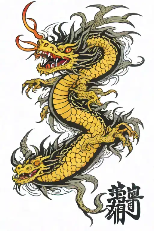 Yu Yu Hakusho Hiei's Dragon