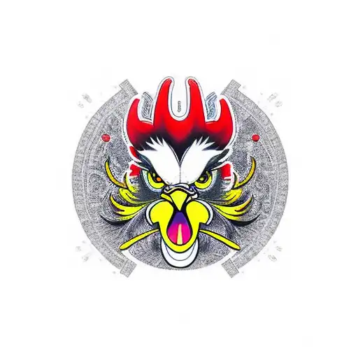 Angry Rooster Atletico Mineiro Mascot