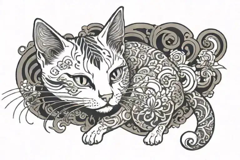 A White Cat With Etherochromia