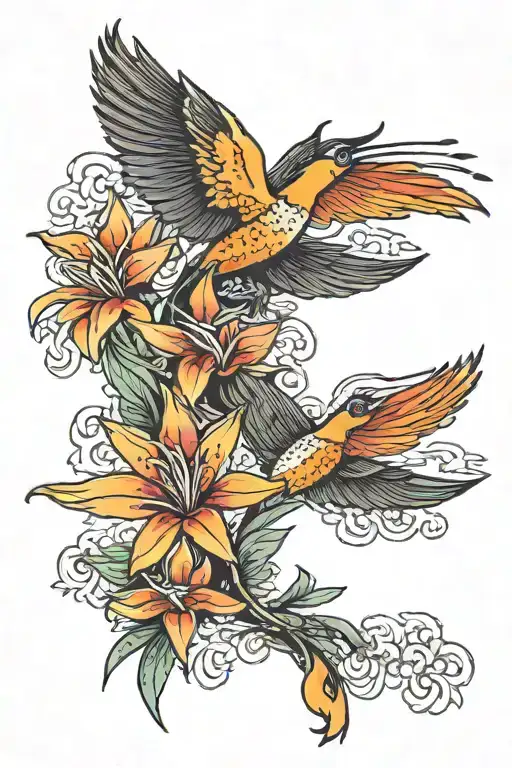 Bird Of Paradise Fine Line