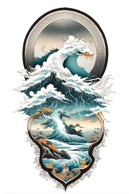 Peace And Lightining Storm And Fire And Nature