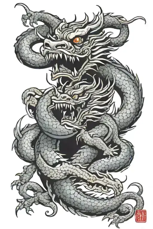 Japanese Dragons Samurai Lights