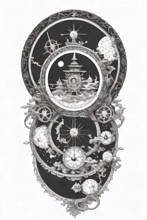 A Mechanical Clock With Intricate Astronomy