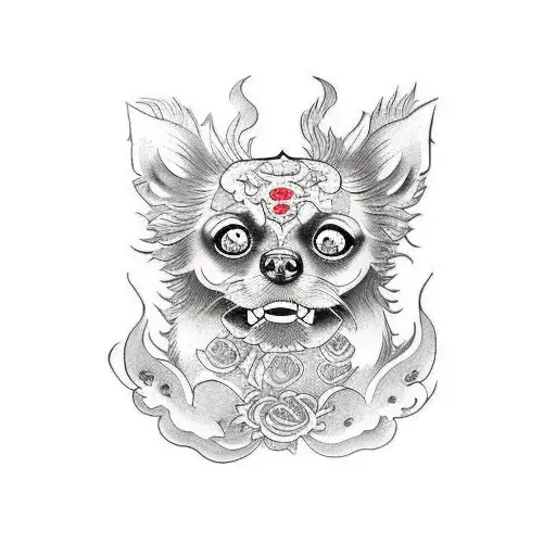 Foo Dog Body Chihuahua Face