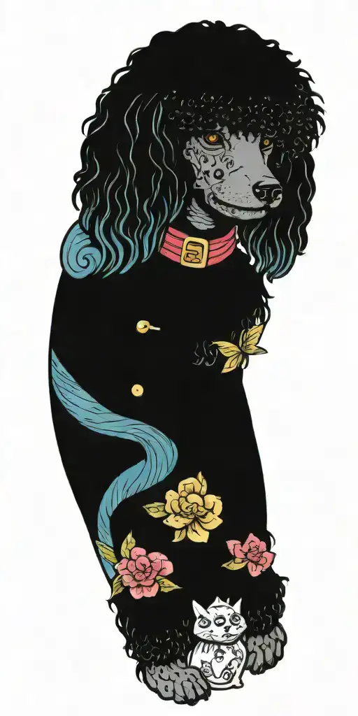 Alice In Wonderland Poodle Looking