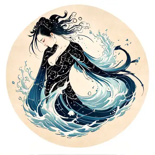 Aquarius Constellation Water Bearer