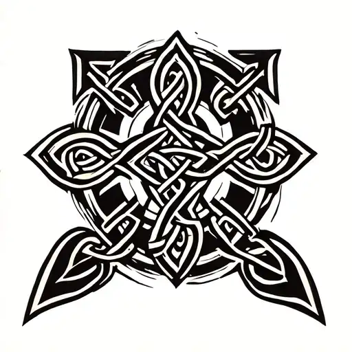 Celtic Cross Trinity Knot