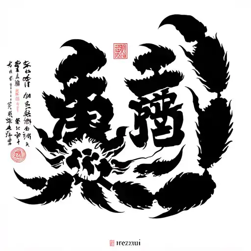 Scorpio In Chinese Characters