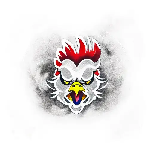 Angry Rooster Atletico Mineiro Mascot