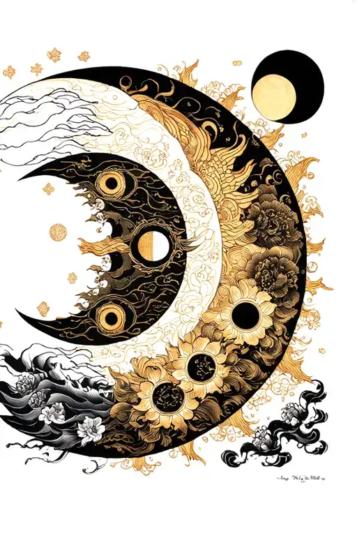 Sun And Moon Phases