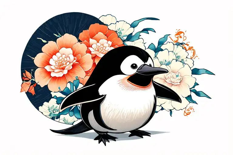 Japanese Anime Penguin