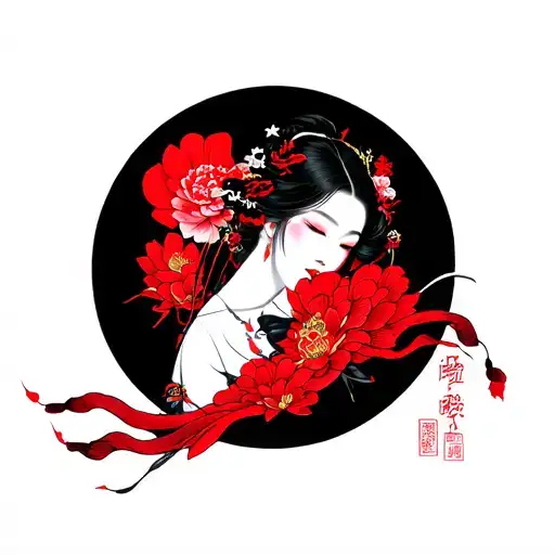 Black With Red Accents