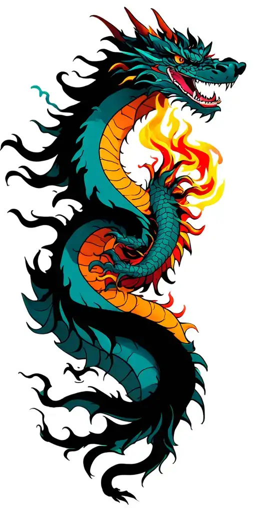 Dragon Breathing Fire