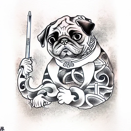 Pug Warrior