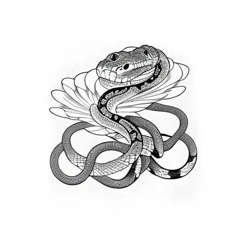 Snake Which Looks Like Butterfly