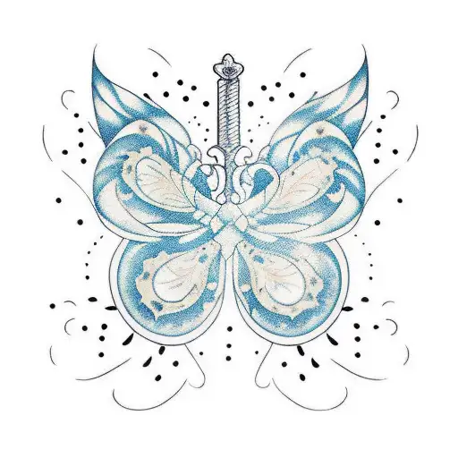 Sword With Butterflies