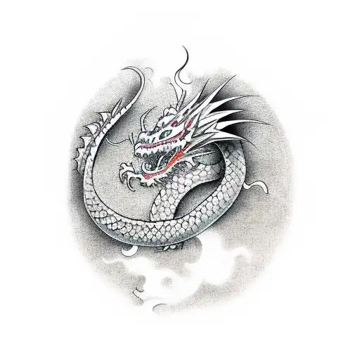 Dragon That Wraps Around My Lower Arm
