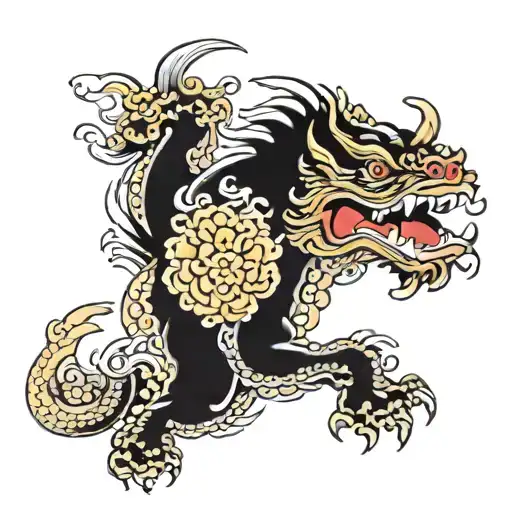 Foo Dog Flying