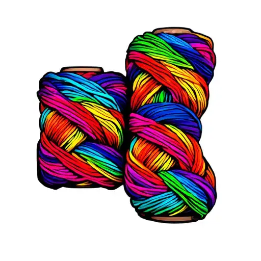 Rainbow Yarn Fierce Knitting