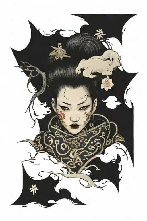 Dark Japanese Female Scary Trauma