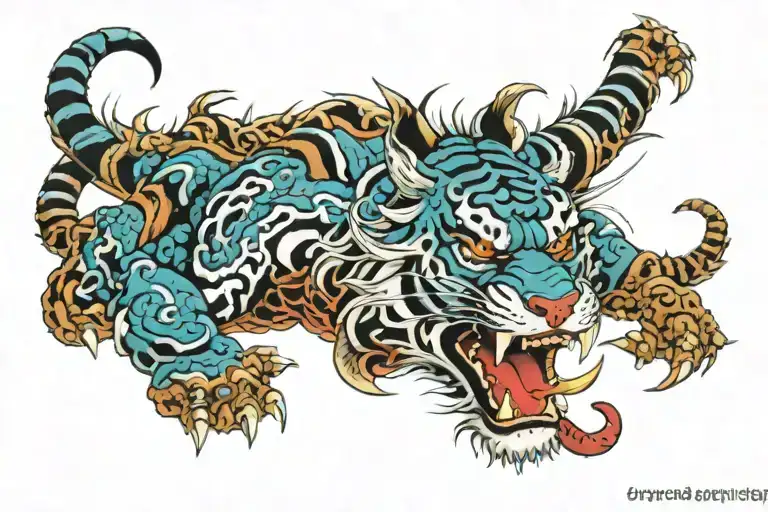 Tiger And Dragon Wrapped