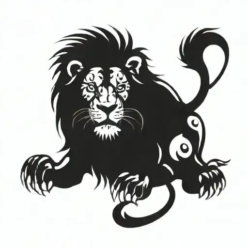 Lion With Names Dmitry Maxim Sergey Semyon Valeria