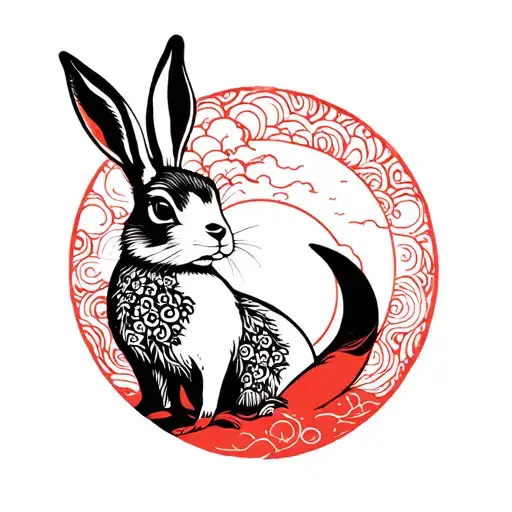 Moon Gazing Hare
