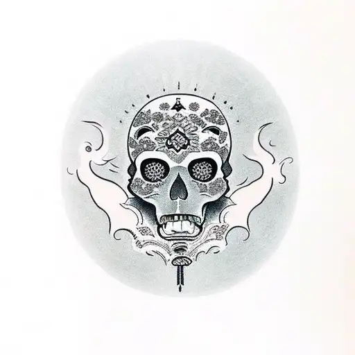 Lana Del Rey's Skull Singing