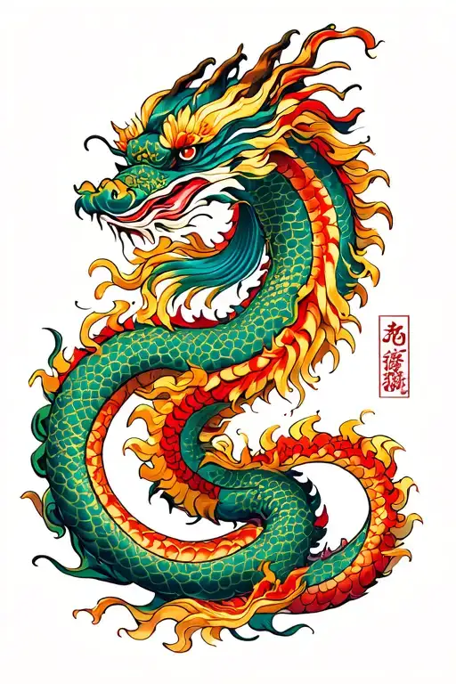 Chinese Dragon Wrapped