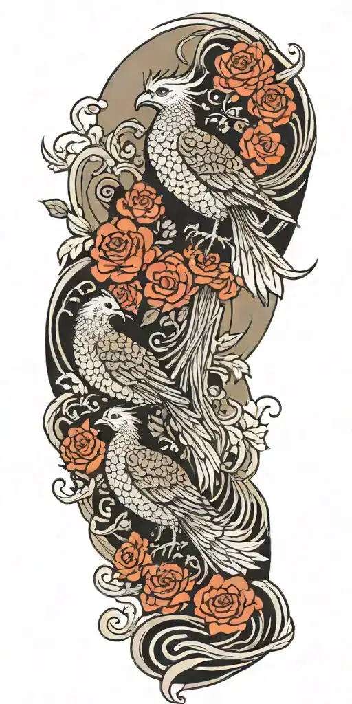 Roses And A Phoenix