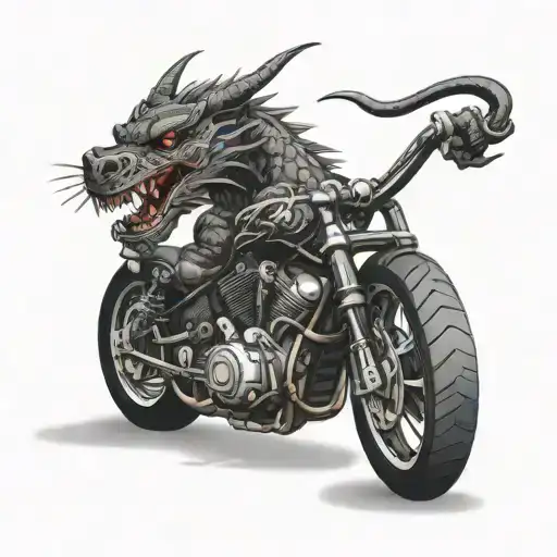 Dragon Pe Harley Type Motorcycle