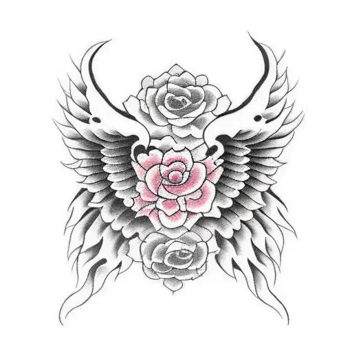 Semicolon With Angel Wings