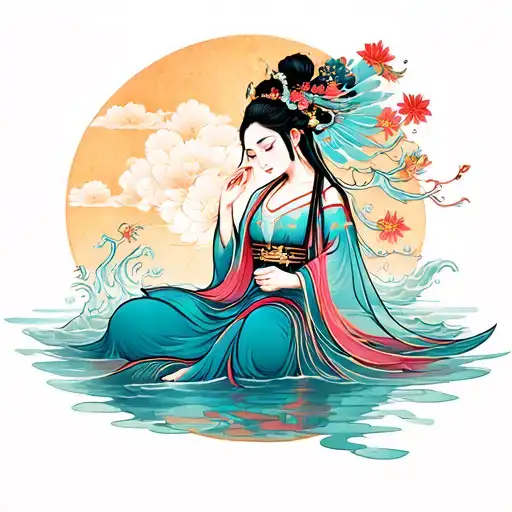 Water Goddess Sitting