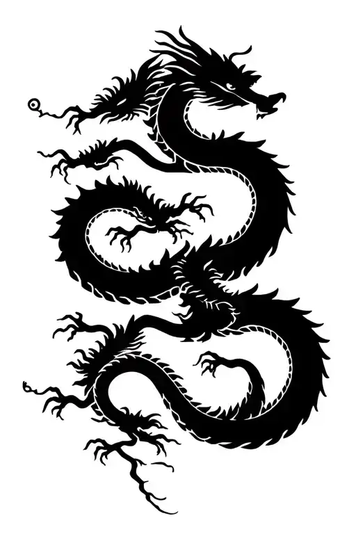 Tree Of Life With Dragons