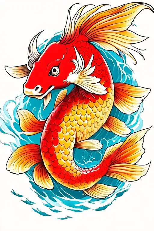 Ox Koi Fish
