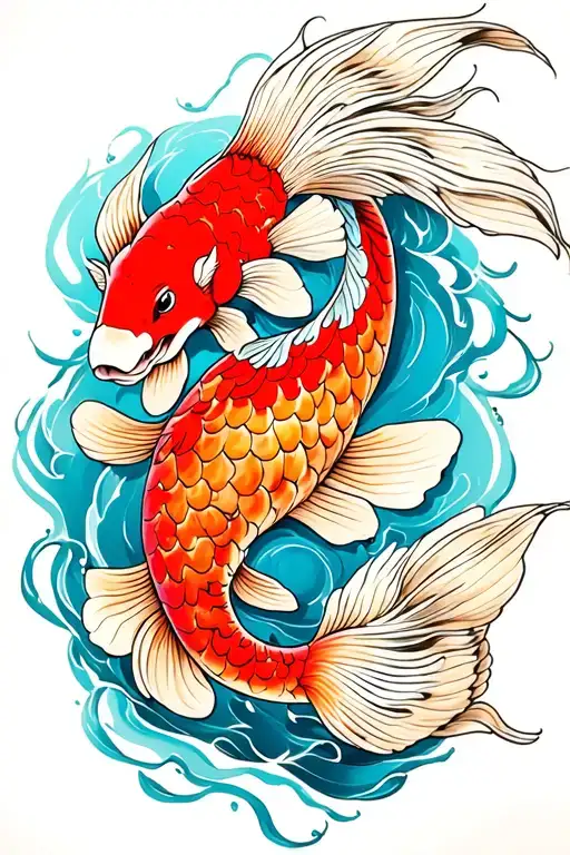 Ox Koi Fish