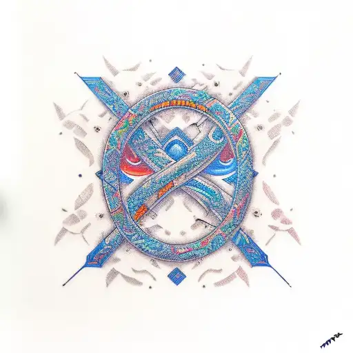 Infinity Symbol With A S And An A