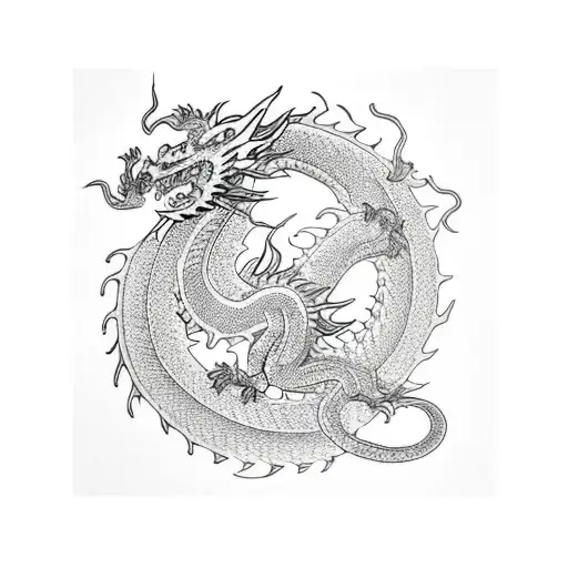 Dragon Around Hannya