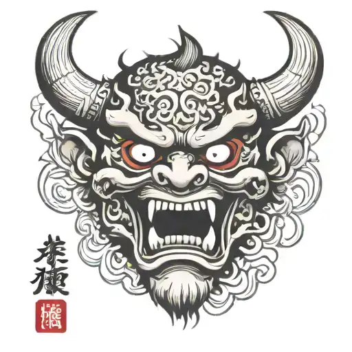 Oni Demon Mask