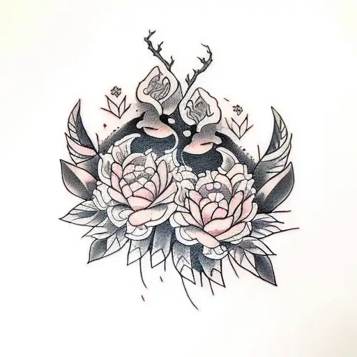 Couple Tattoo Nature